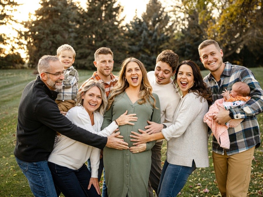 Família feliz nos Estados Unidos
